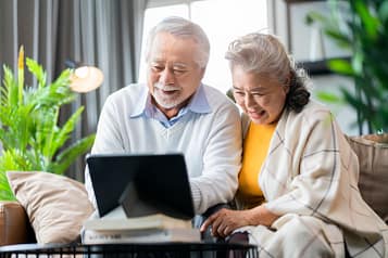 older couple working on their estate planning
